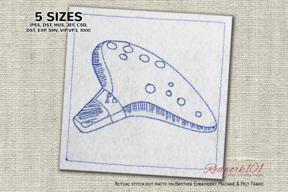 A Designer's Review: Ocarina Musical Instrument Bluework