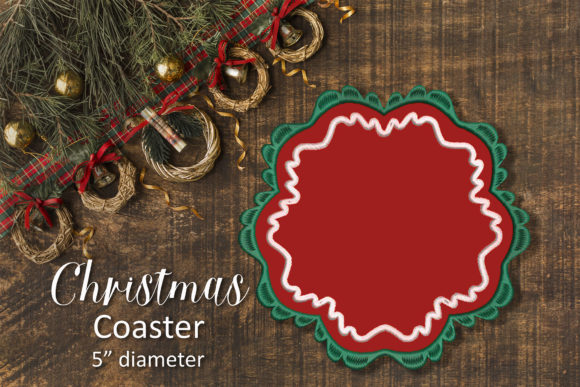 A Designer's Review of the Christmas Coaster Embroidery