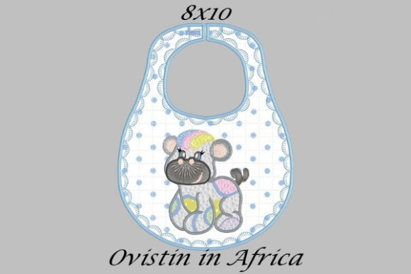 A Designer's Review of the Rainbow Baby Hippo Bib Embroidery