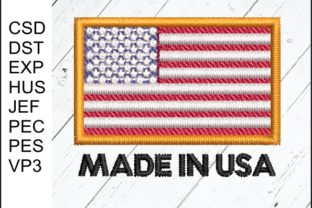 A Designer's Review: Planning Seasonal Use for the Made in USA Flag Embroidery