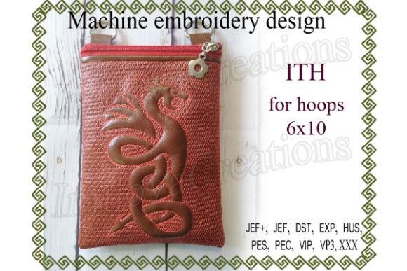 A Dragon's Charm: Evaluating the Zippered Bag Embroidery Design