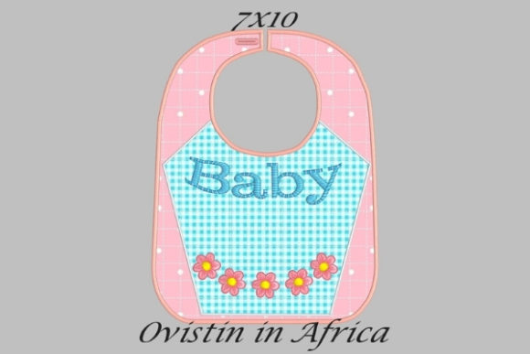 A Sweet Baby Bib Design for Handmade Gifts