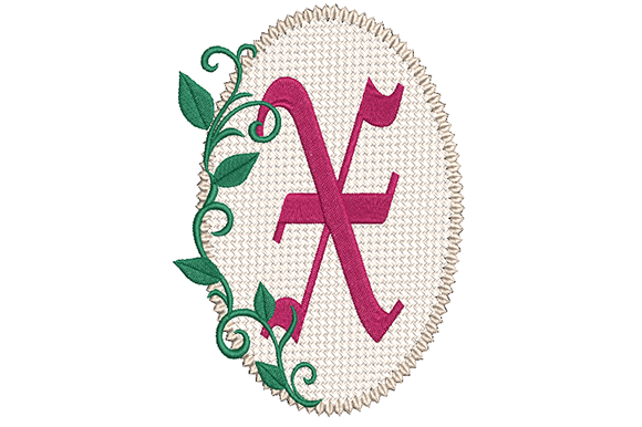 An Olde English Monogram Letter X Design Review