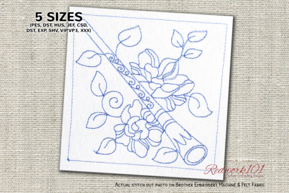 Didgeridoo Bluework Embroidery: A Craft Fair Product Review