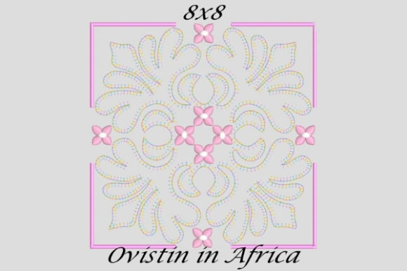 Elegant Square Twirly Quilt Block and Flower Review