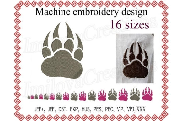 Paw with Claws Embroidery Design Review