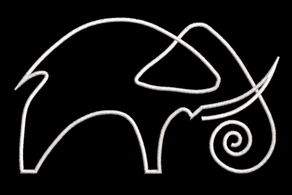 Why This Minimalistic One Line Elephant Quilting Design Is a Seasonal Goldmine